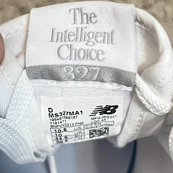 Authentic NEW BALANCE MS327MA1 Multi Grays Men's Lace Up Sneakers Sz.10.5 - Picture 2 of 12